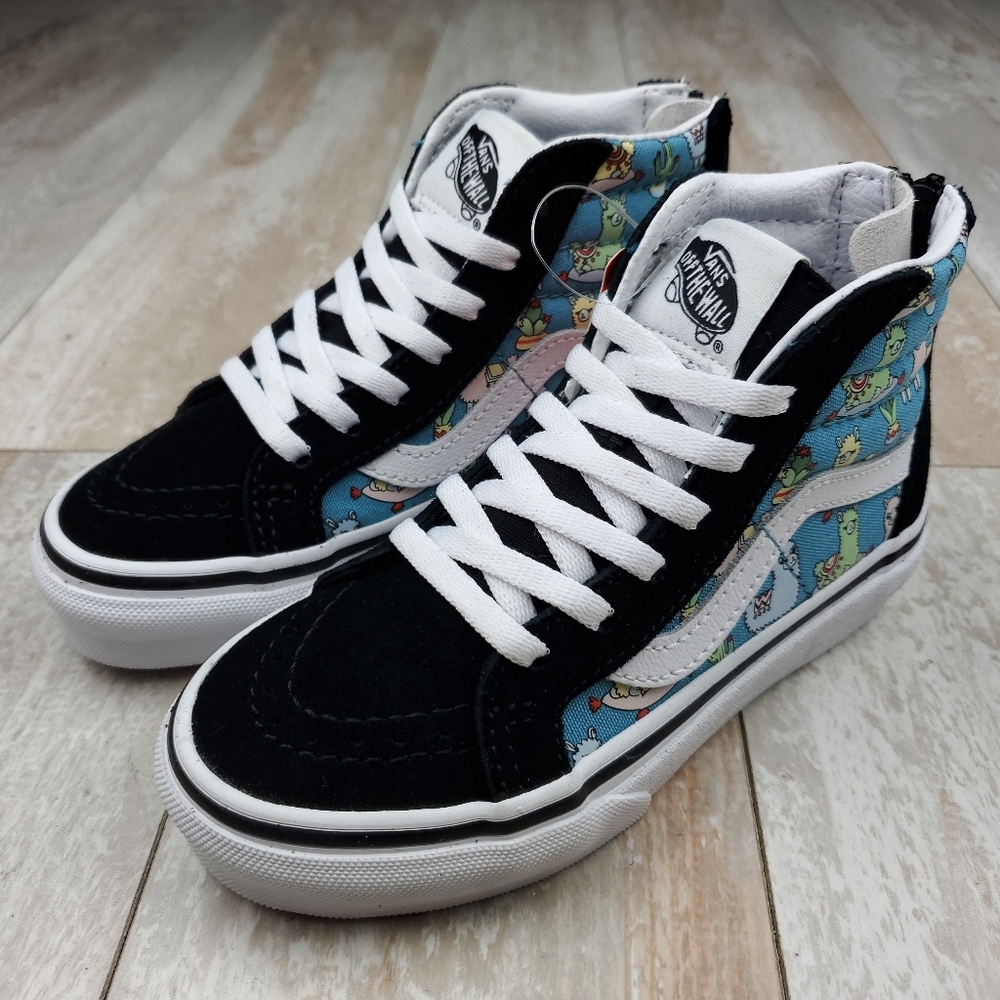 Vans SK8-Hi Zip Llamas Delphinium - Picture 2 of 9
